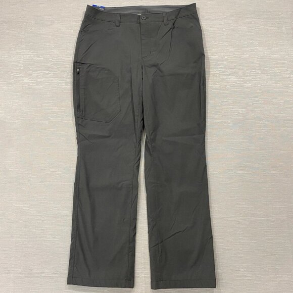 Eddie Bauer Fleece Lined Tech Pants Mens 36 x 32 Gray Water Repellent Insulated - Picture 3 of 15